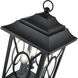 Allbert 3 Light 19.74 inch Powder Coated Black Outdoor Post Lantern